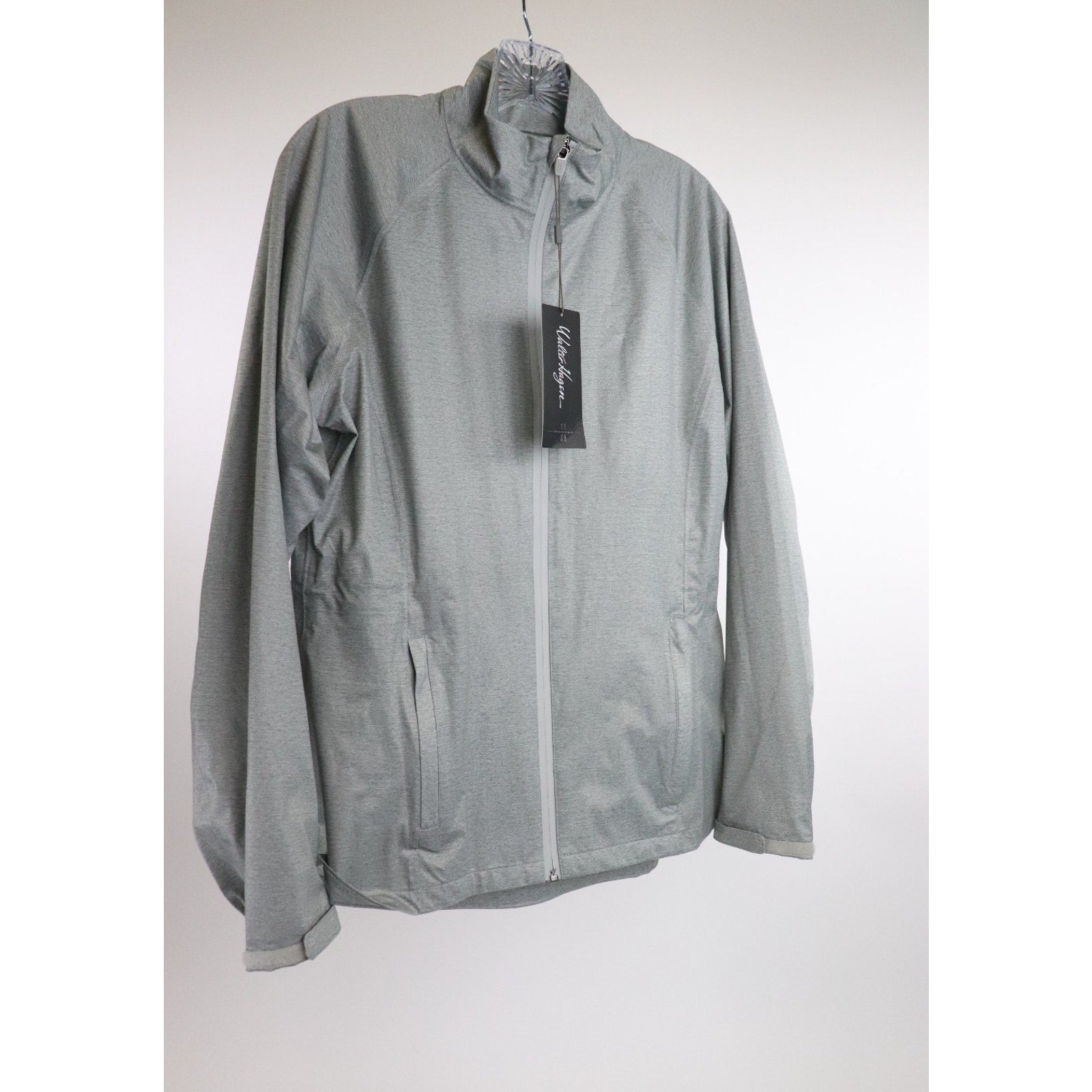 New Walter Hagen Golf Jacket Women's XL Gray P11 Rain Waterproof Windbreaker