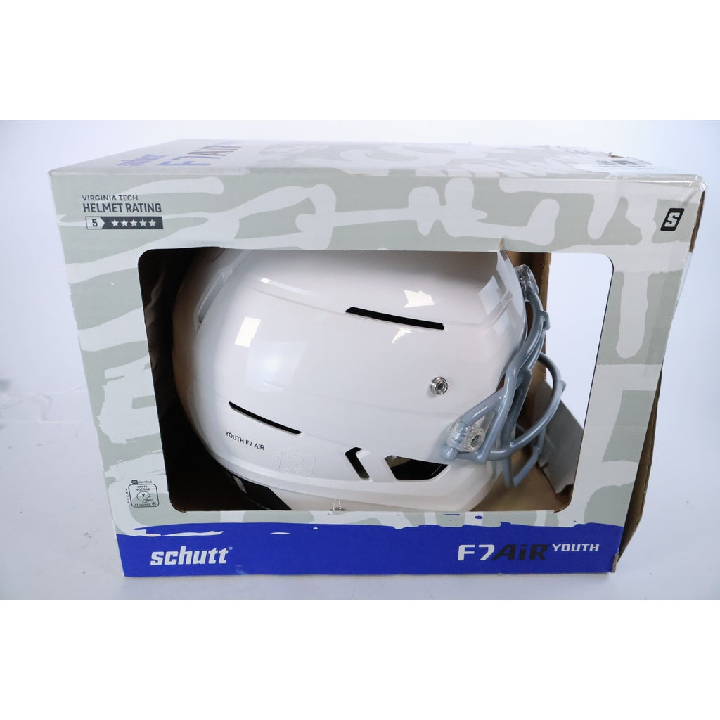 Schutt 2026 F7 Air Youth Medium White Football Helmet NOCSAE NEW Read #74
