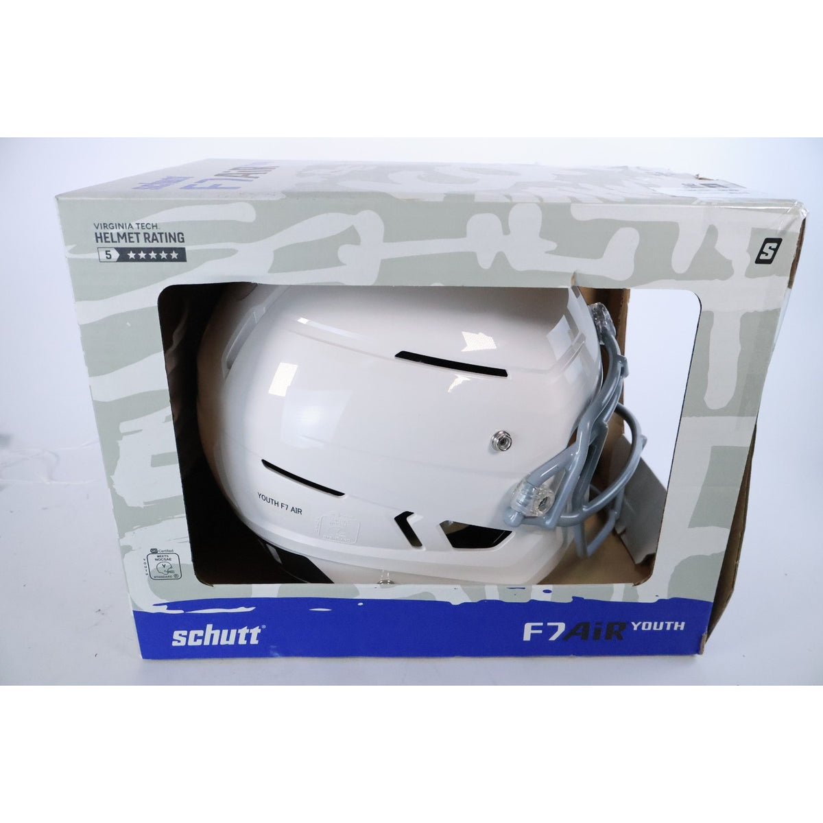 Schutt 2026 F7 Air Youth Medium White Football Helmet NOCSAE NEW Read #74