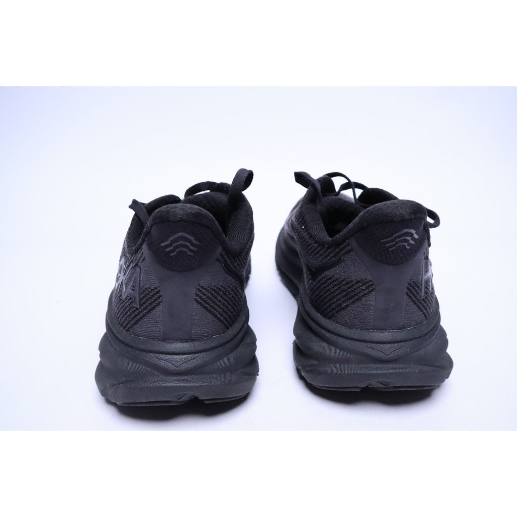 Hoka One One Clifton 9 Womens Sz 7.5 Black Athletic Running Shoes Sneakers #289