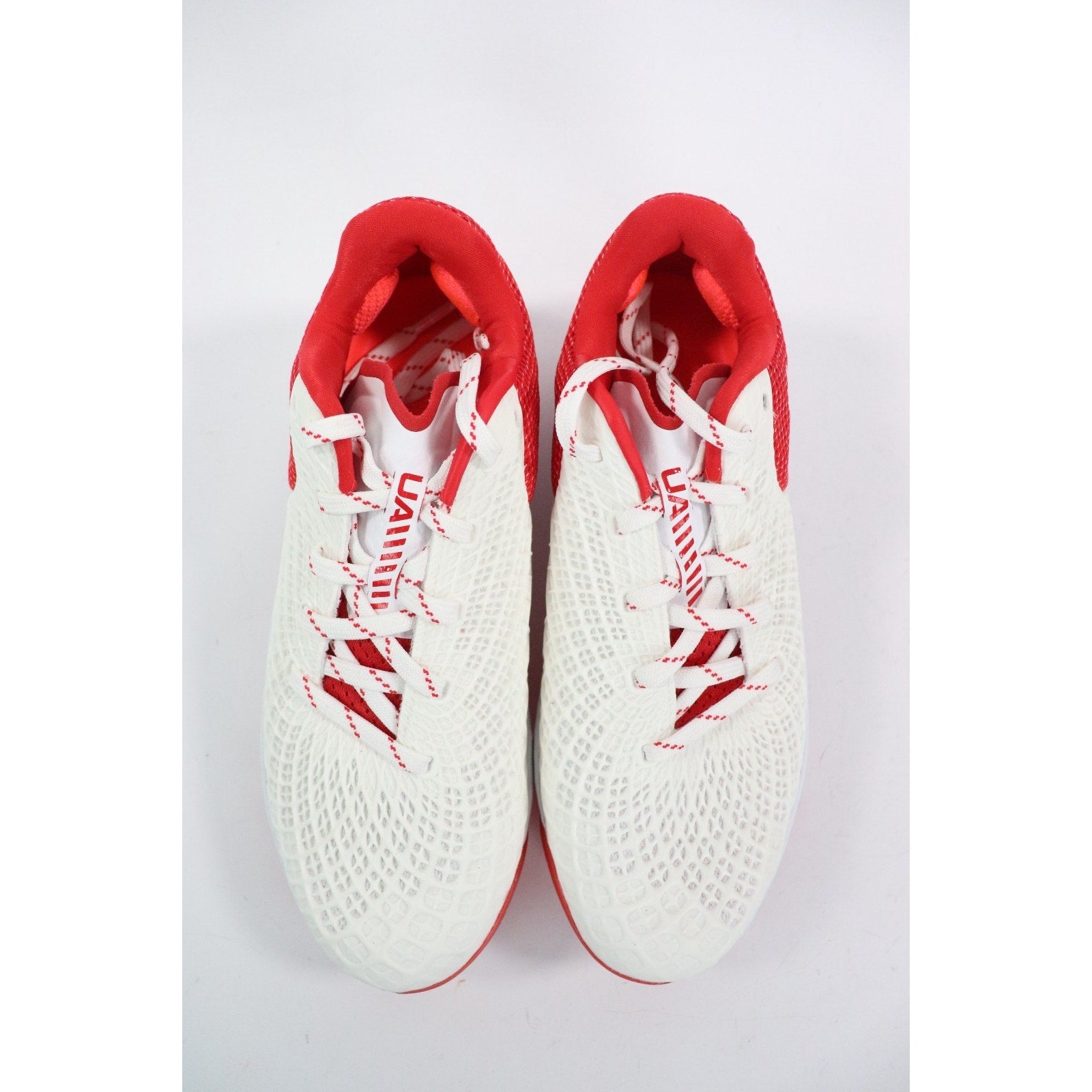 Under Armour Glyde 2 Metal Softball Cleats White Red 3026601-104 Women's 6.5 NEW