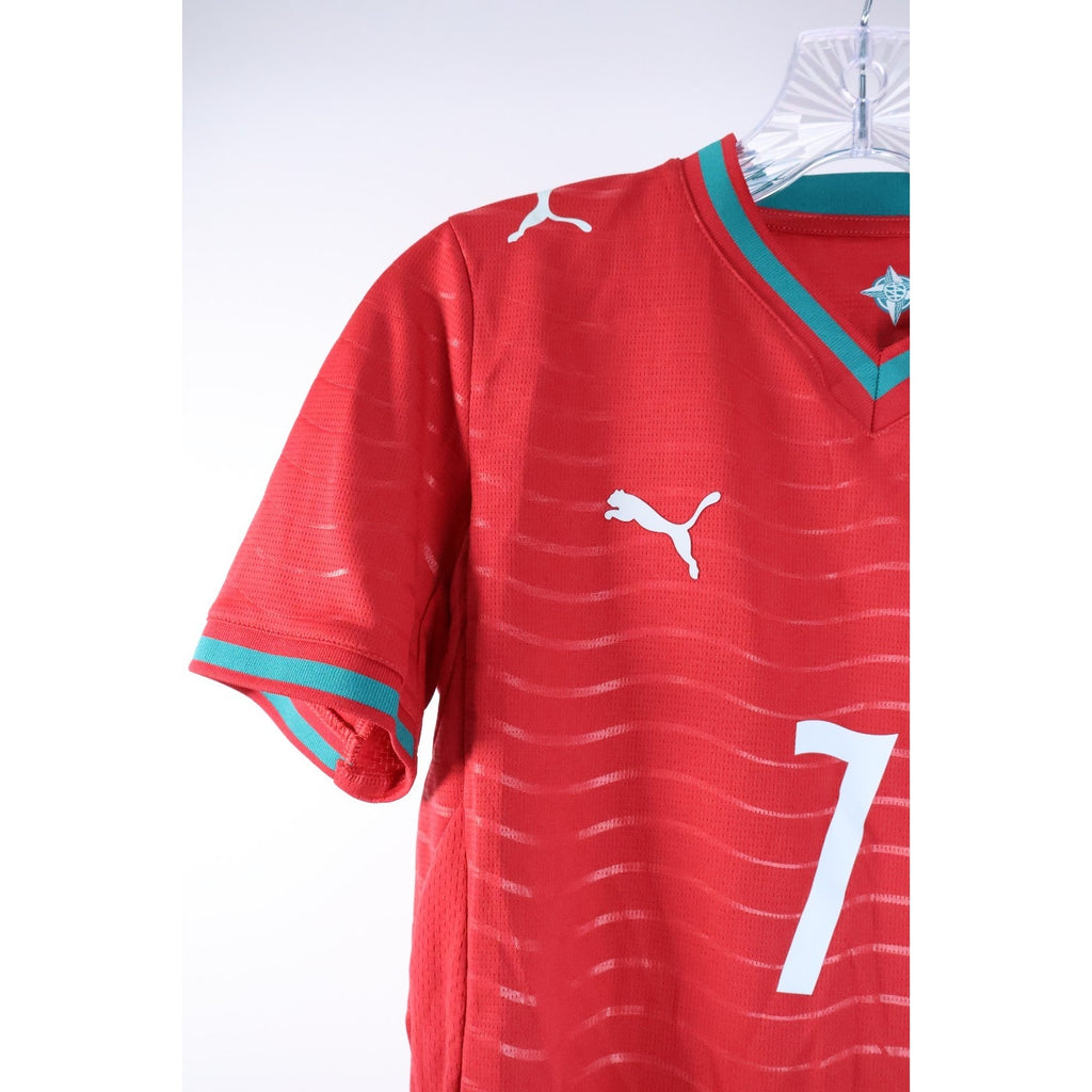 Cristiano Ronaldo #7 CR7 Official Portugal Puma Home 2026  Jersey Size Youth M NWT Read