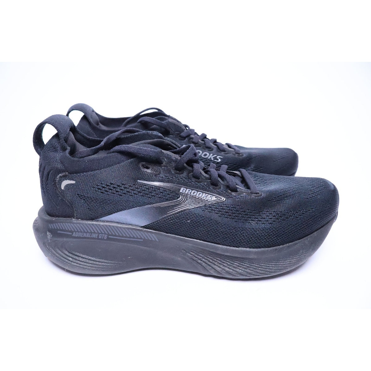 Brooks Adrenaline GTS 25 Mens Size 8D Black Athletic Running Shoes Excellent#267