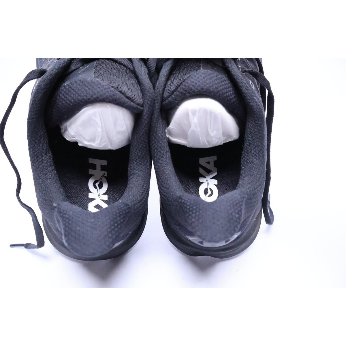Hoka Clifton 10 Triple Black Size 12.5 D Men's Running Shoes Excellent #265