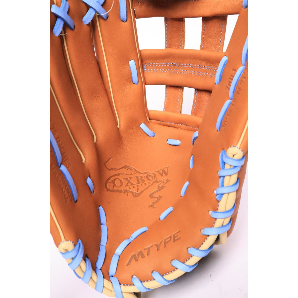 Marucci 12.75” M Type Oxbow Series Glove-LHT-Adult-Tan/Blue NWT Read