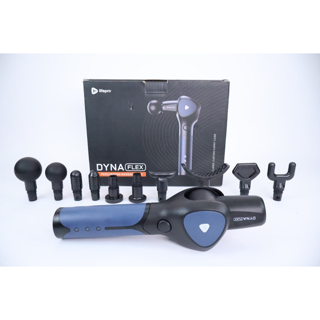 LifePro Dynaflex Percussion Massage Gun,Attachment Heads & Travel Case Read