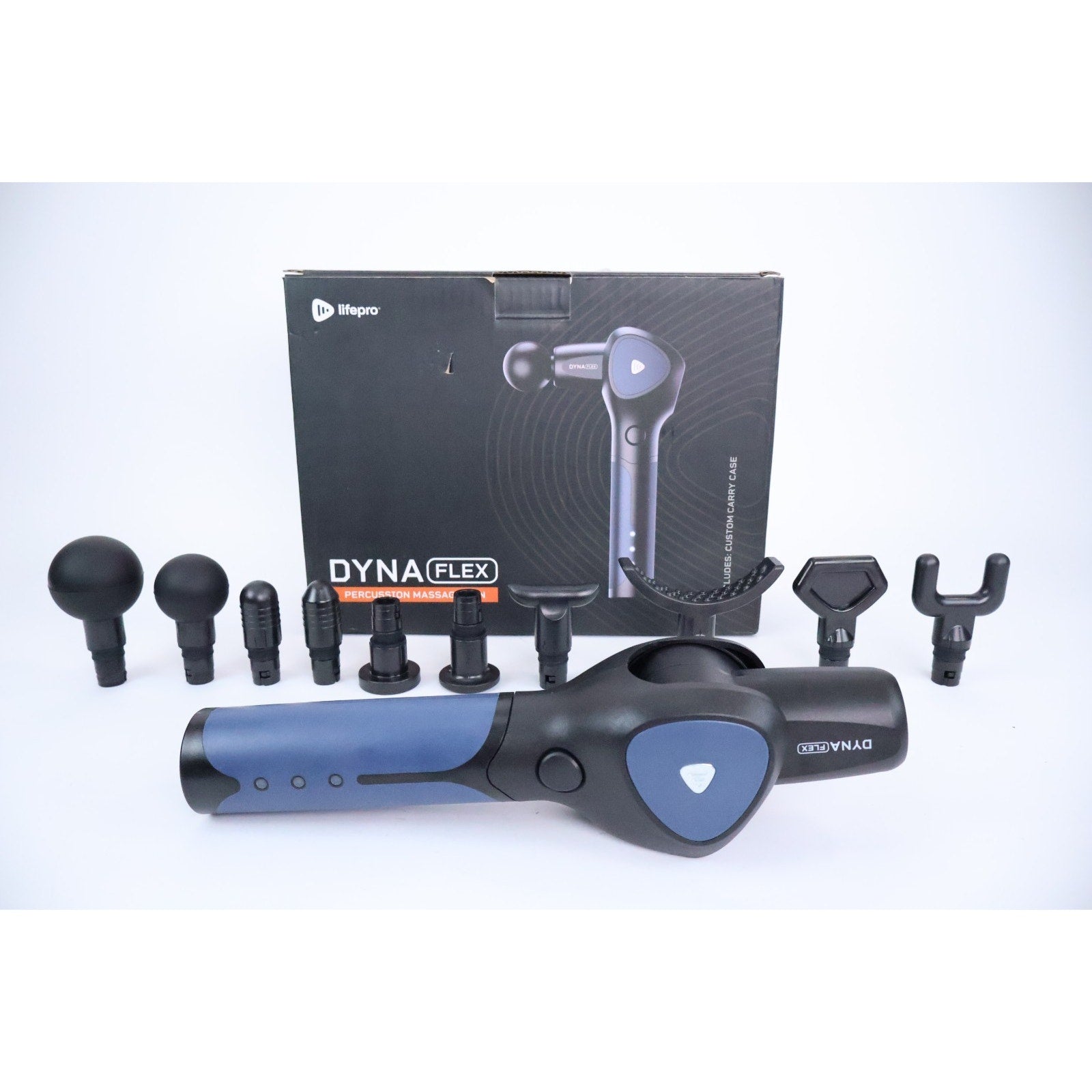LifePro Dynaflex Percussion Massage Gun,Attachment Heads & Travel Case Read