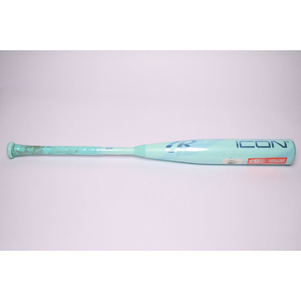Rawlings 2026 Icon -8 USSSA Composite Baseball Bat 30in Mint Green 2 3/4" Read