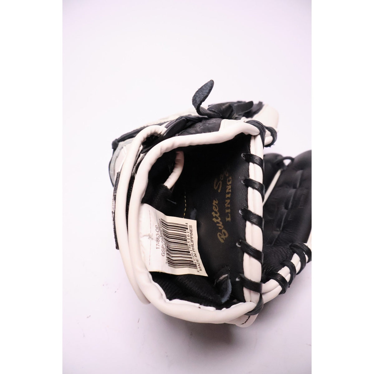 Mizuno 12.5'' Supreme Series Fastpitch Glove - (1251F2WH) - Black/White - RHT