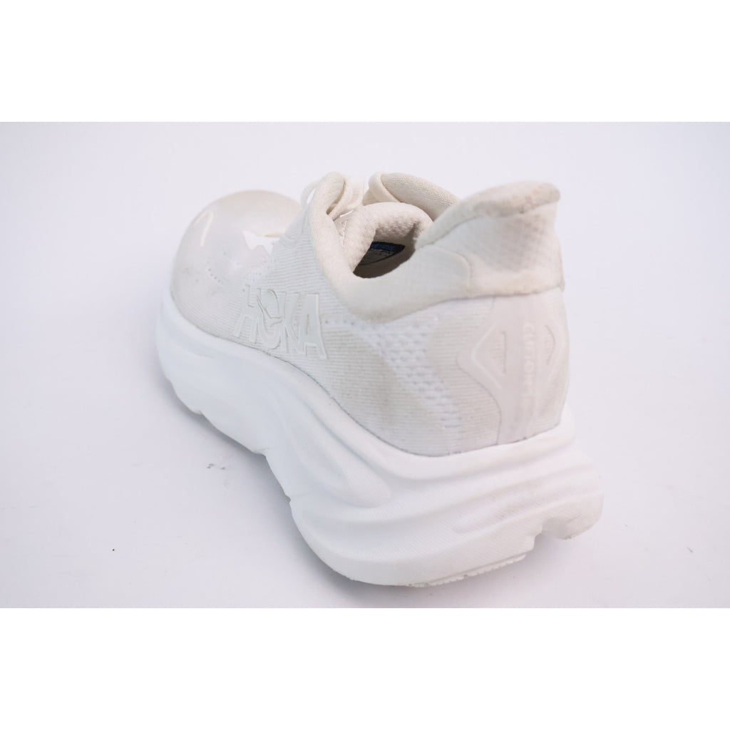Hoka One One Clifton 10 White Running Shoe's Women's Size 7D Wide 1162050WWH