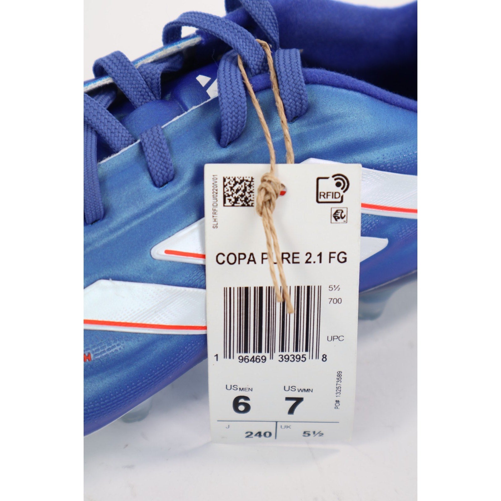 Adidas Copa Pure 2.1 FG Soccer Cleats Blue Size 6 US Men IE4894 NEW