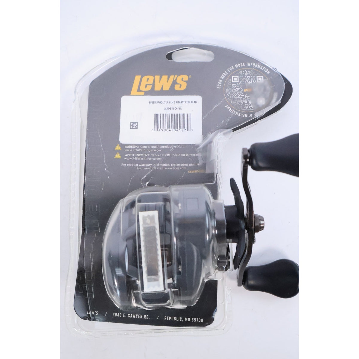 Lew's Speed Spool Baitcast Reel SSISHLG3 Ratio 7.5:1 New Open Box
