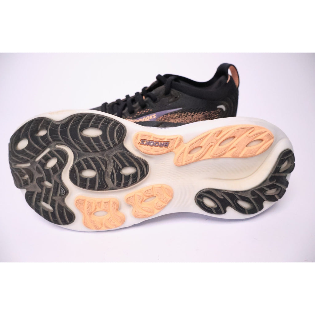 Brooks Adrenaline GTS 25 Women's Shoes Black/Peach/Grap Size 9.5 Medium #185