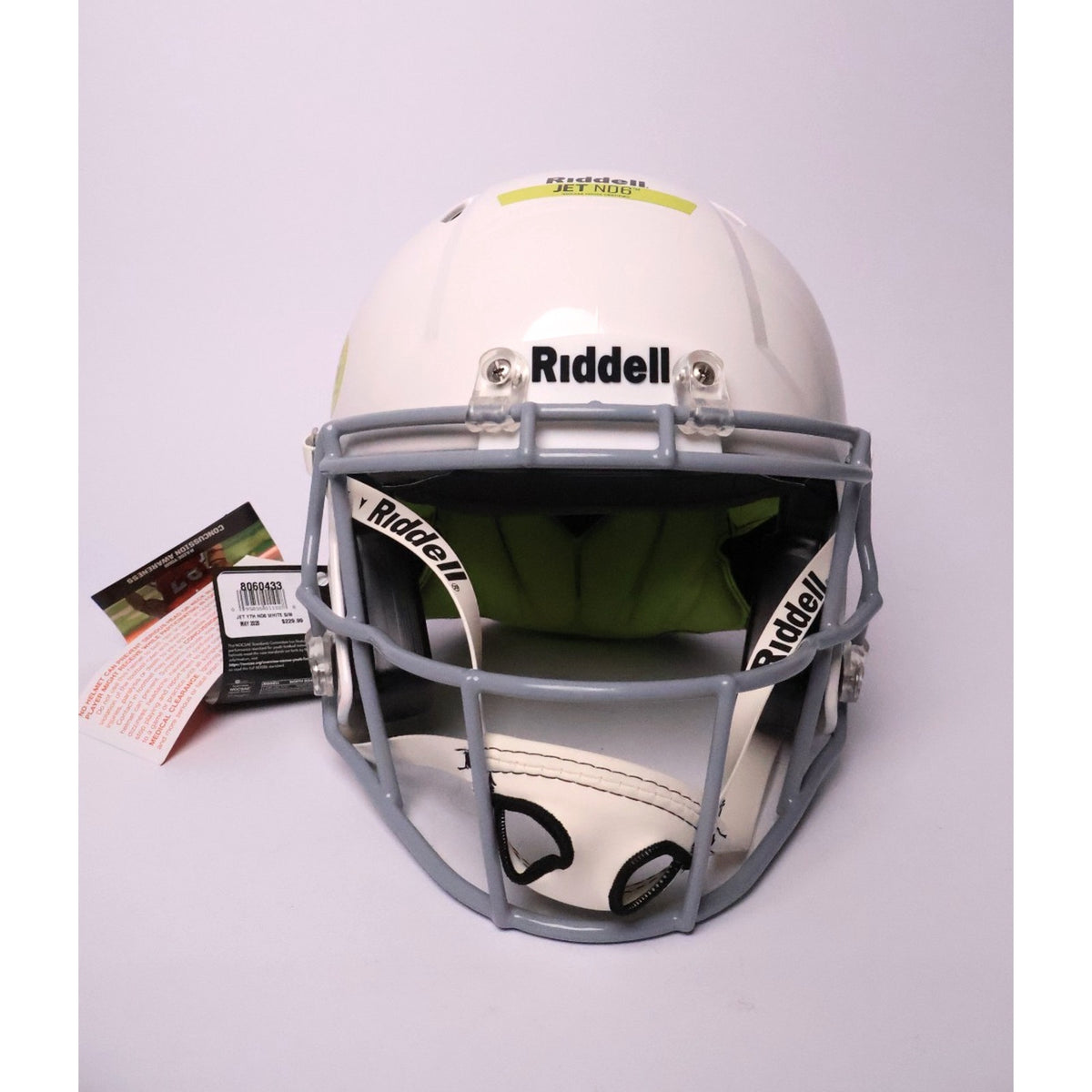 Riddell JET ND6 White Football Helmet Size Youth Small / Medium 2026 NEW