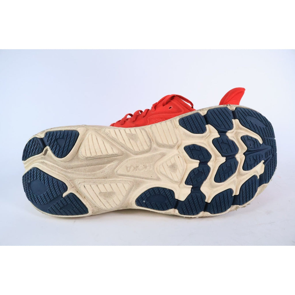 Hoka Clifton 10 Men's Size 13 Red White Athletic Running Shoes #305