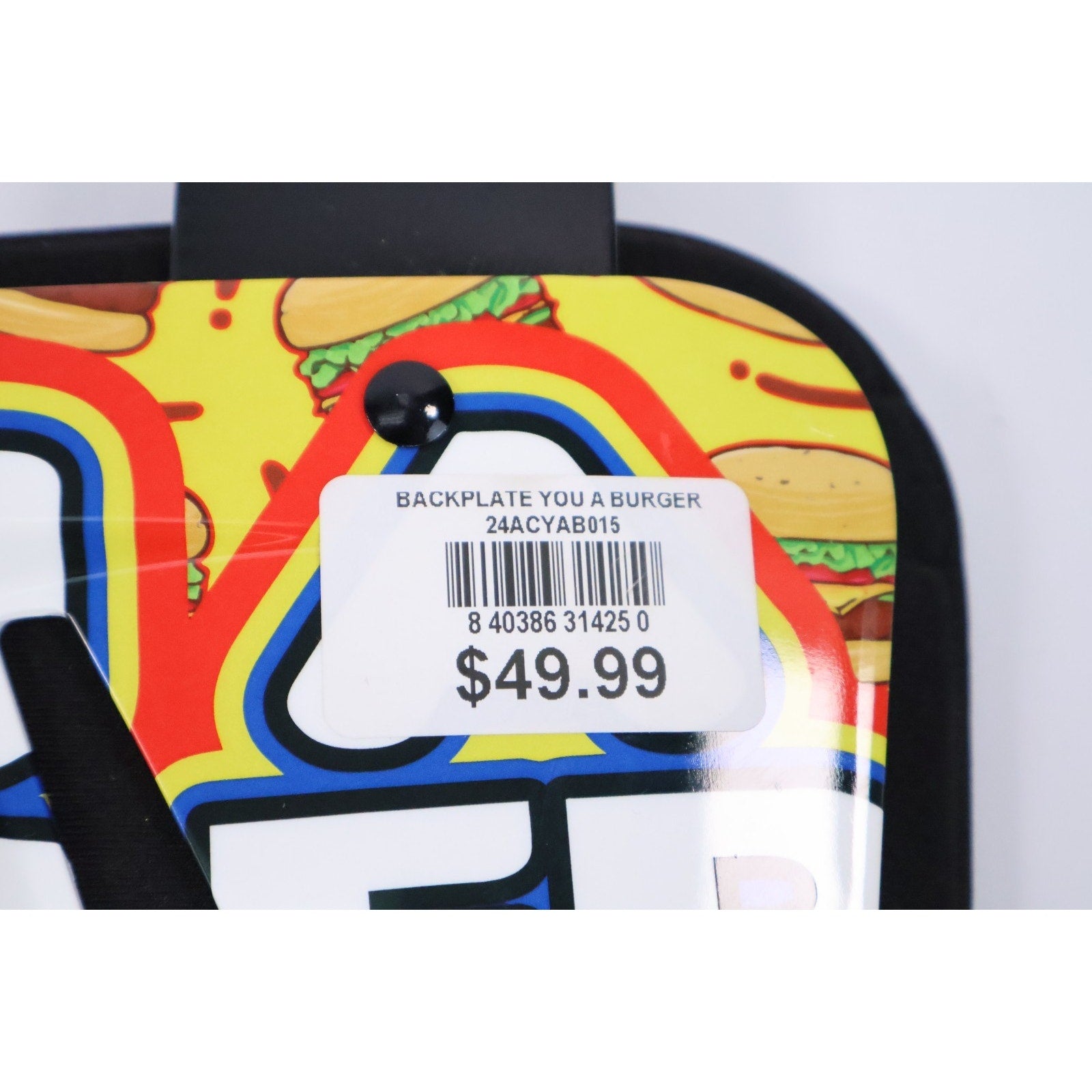 Battle "You a Burger" Adult Football Backplate NEW