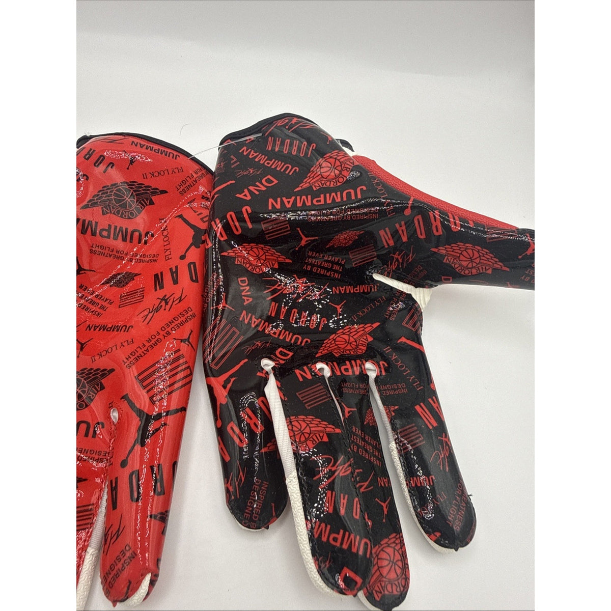 Nike Men's Jordan Fly Lock 2.0 Football Gloves, Red/ Black, Adult XLarge, NEW!!