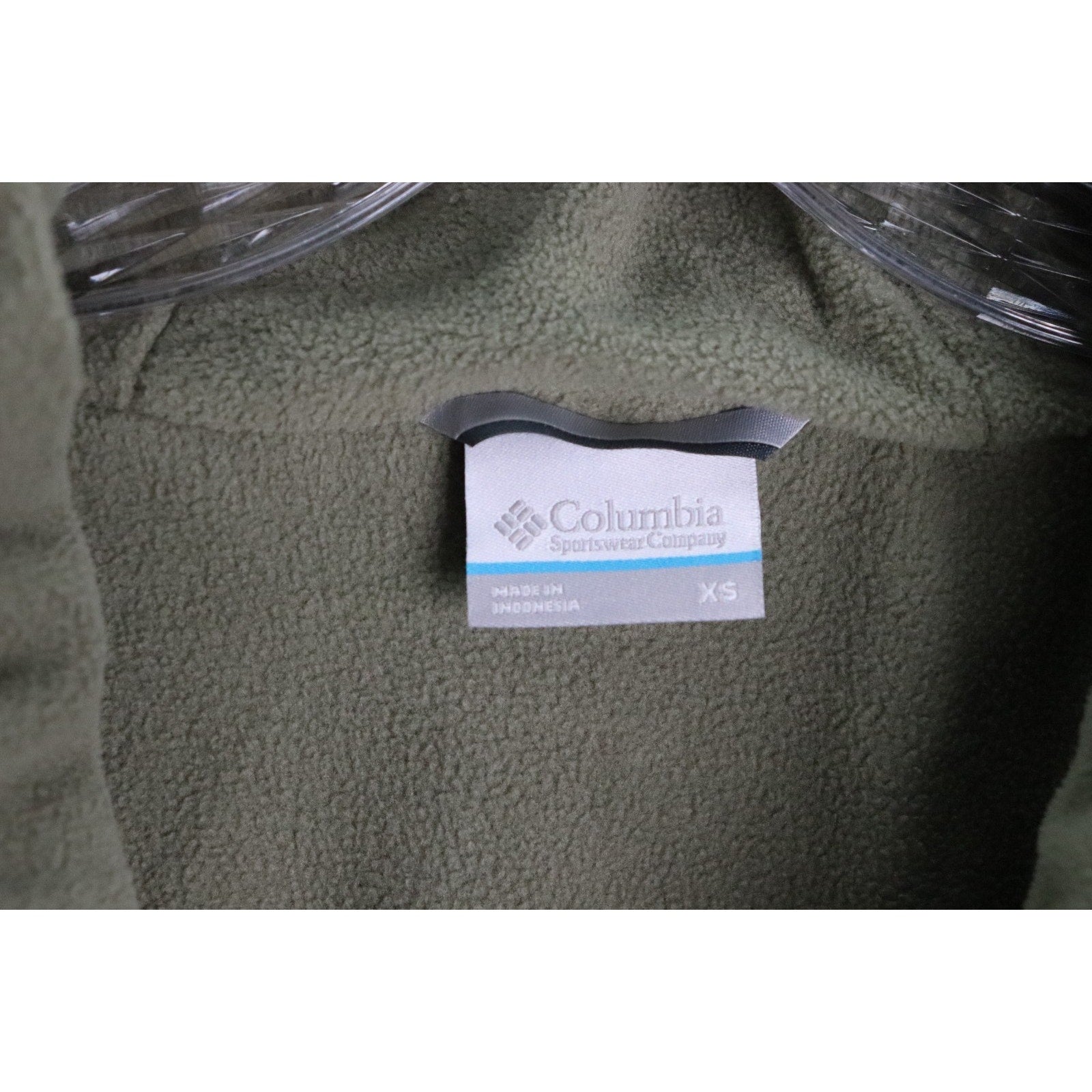 Columbia Rose Winds Softshell Hooded Jacket Women's XS Green FullZip Closure NWT