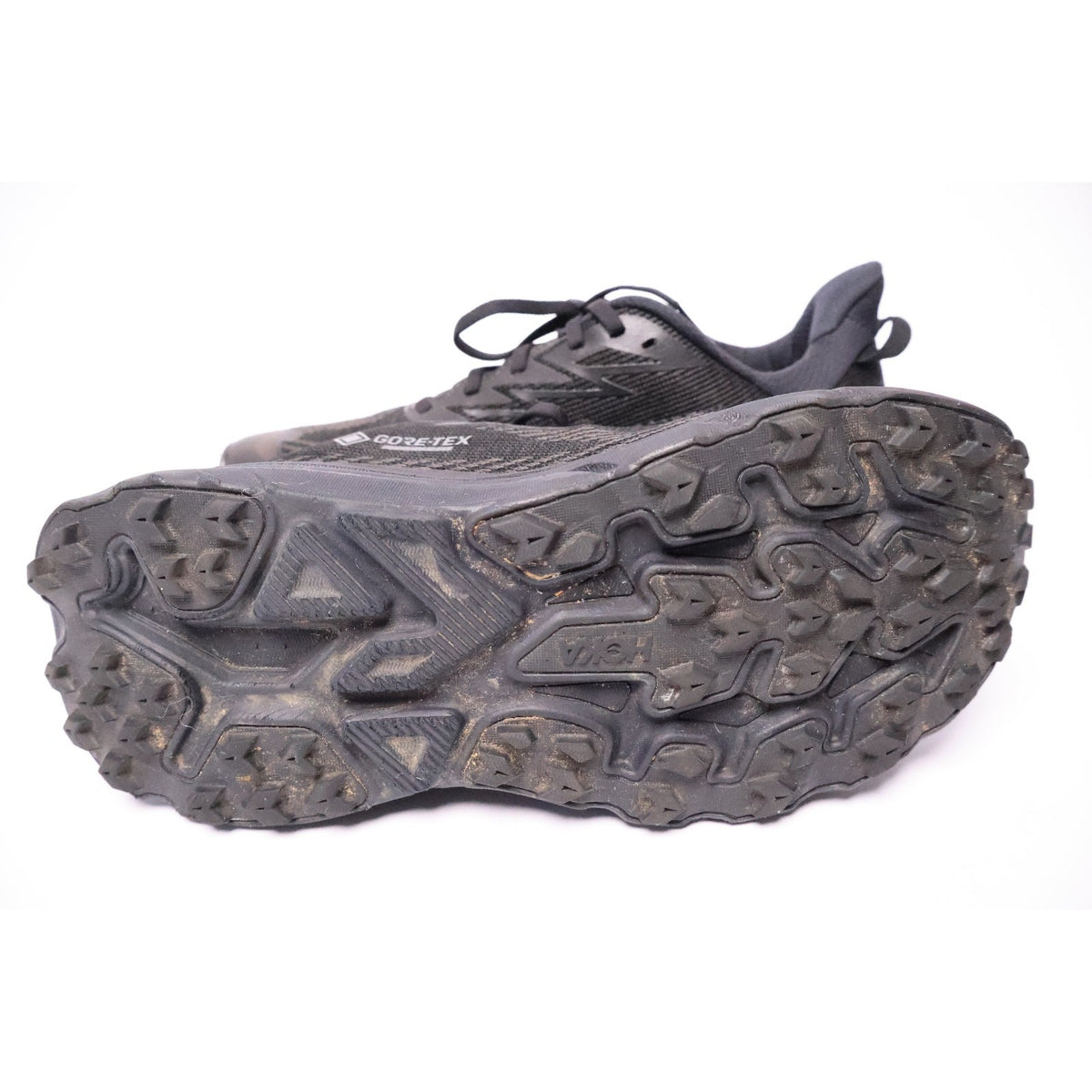 HOKA Challenger 8 GTX GORE-TEX Waterproof Black Carbon Women's Sz 9.5D #202