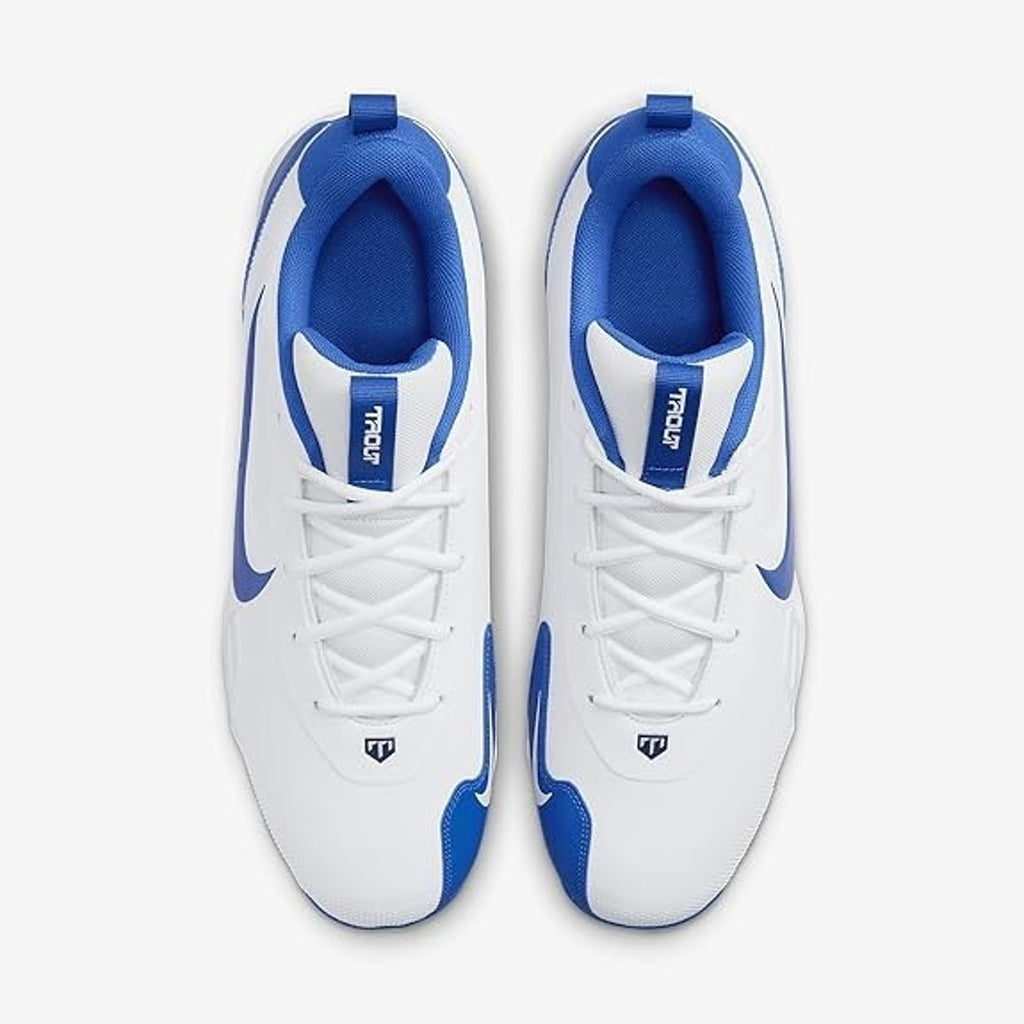 Nike Force Trout 9 Keystone White Blue Baseball Cleats FB9728-103 Size 9.5 NEW