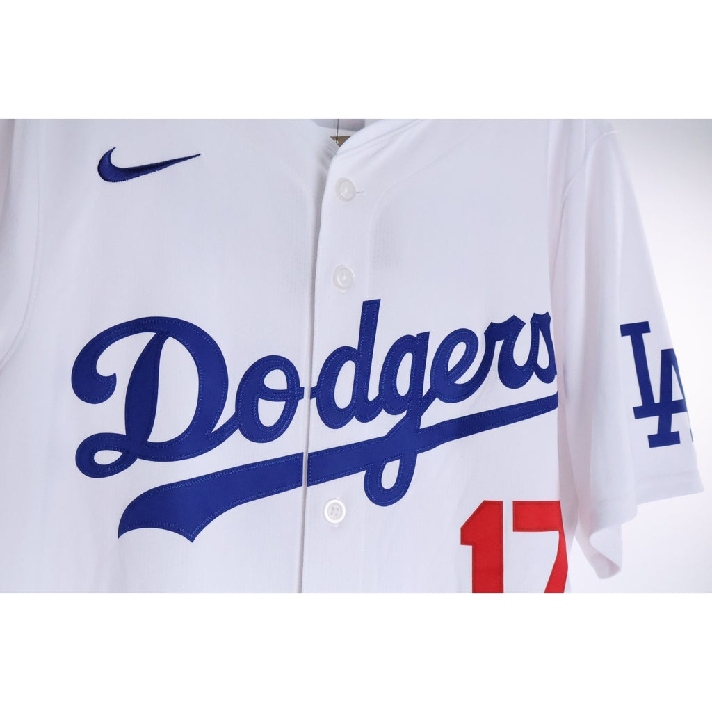 Shohei Ohtani #17 LA Dodgers Stitched Nike Home White Jersey Men's S NWT INV#11